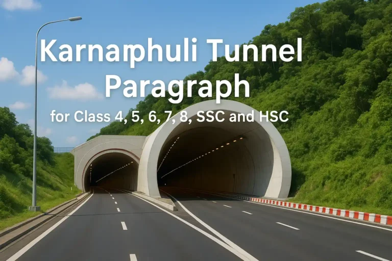Karnaphuli Tunnel Paragraph for Class 4, 5, 6, 7, 8, SSC and HSC