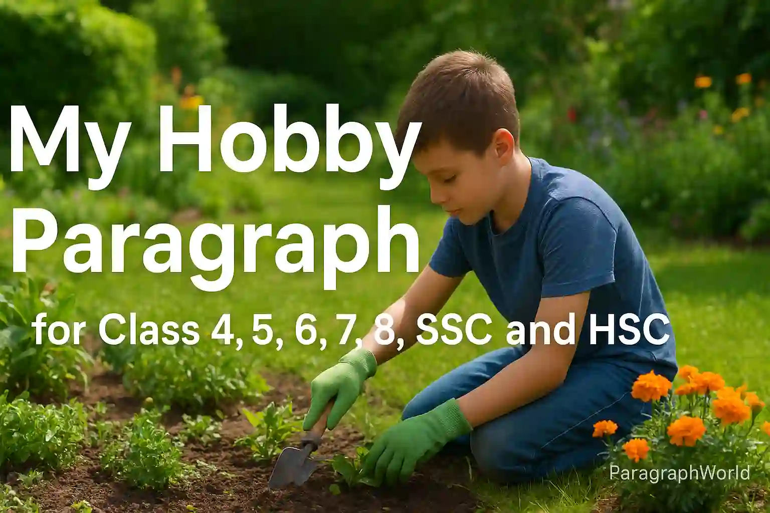 My Hobby Paragraph for Class 4, 5, 6, 7, 8, SSC and HSC