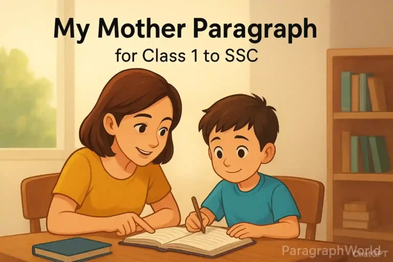 My Mother Paragraph for Class 1 to SSC